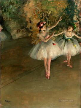 舞台上の二人のダンサー エドガー・ドガ Oil Paintings